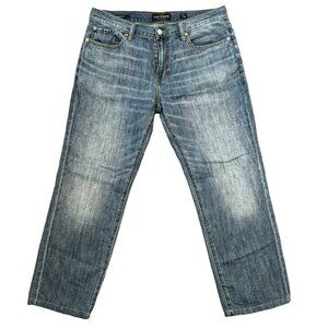 Lucky Brand Mens Sz 33x30 Denim Jeans 221 Straight Leg Dark Wash Casual Denims